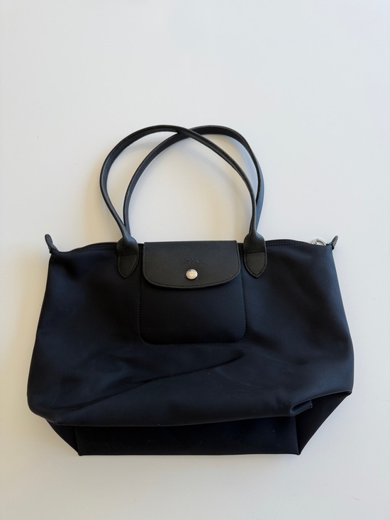 Longchamp Handbags - Longchamp small Black Tote Bag with Top Handles